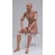 Europe Mannequin Sitting Articulated Mannequin MSAP 09 ART Museum Collection