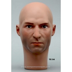 Tête de Mannequin Homme TE04 - 54 cm