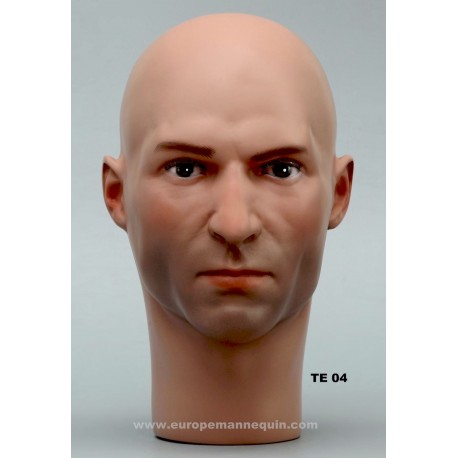 Male Mannequin Head TE04 - 53,5 cm