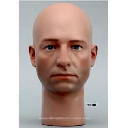 Male Mannequin Head TE08 - 53 cm