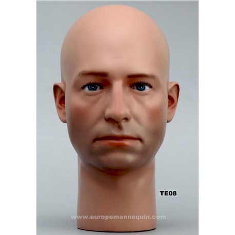 Male Mannequin Head TE08 - 53 cm