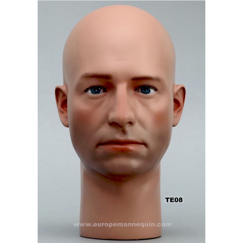 MN-M1 Euro Male Mannequin with Hyper Realistic Facial Features