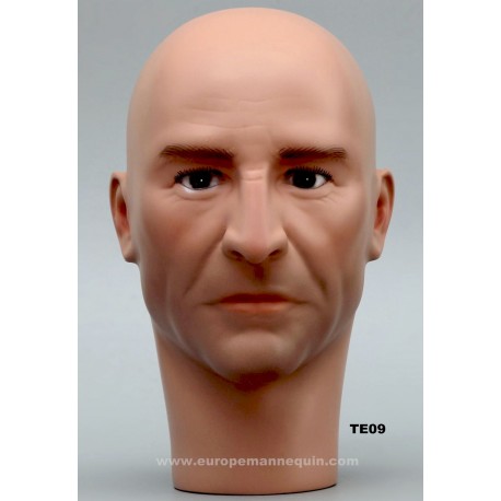 Tête de Mannequin Homme TE09 - 55 cm