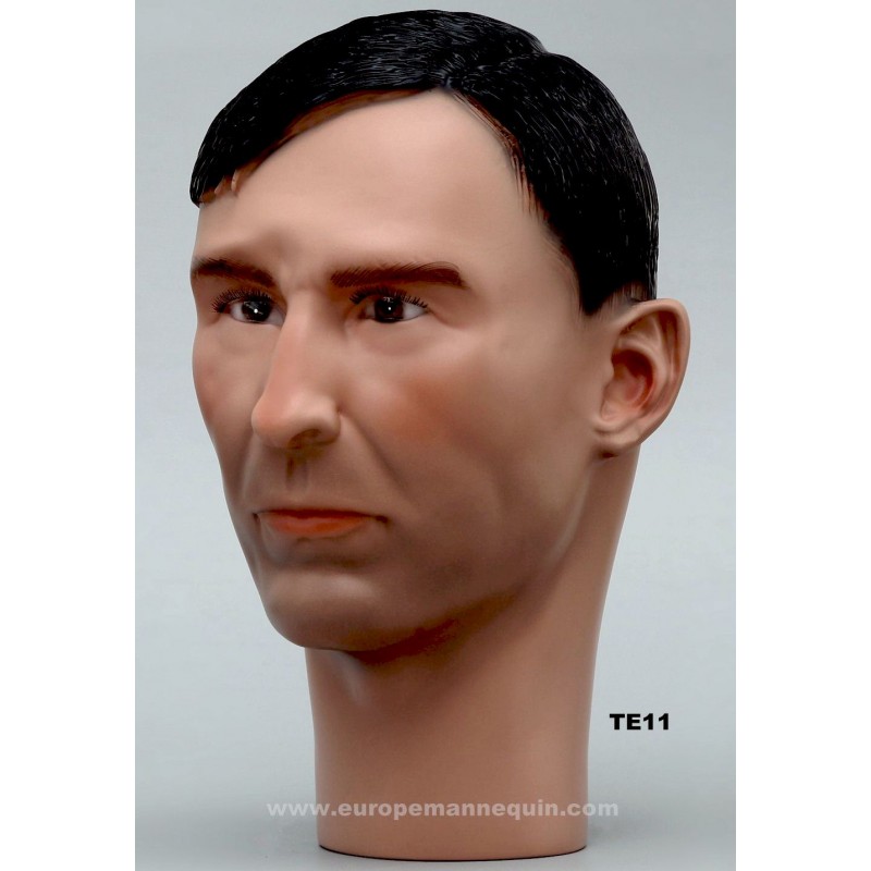 Realistic Male Mannequin Head - Militaria - Collection - Museum