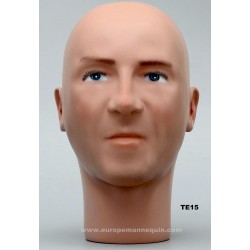 Tête de Mannequin Homme TE15 - 52 cm