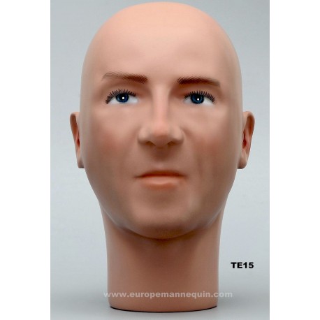 Male Mannequin Head TE15