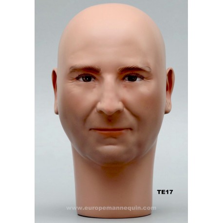 Male Mannequin Head TE17