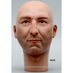 Male Mannequin Head TE18 - 58 cm