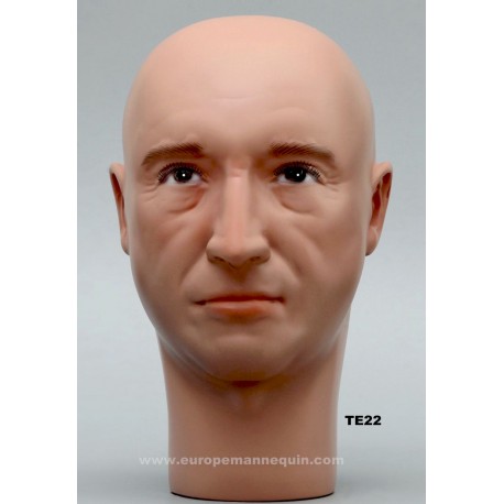 Male Mannequin Head TE22