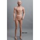 Homme debout MDP TE18 Tête amovible