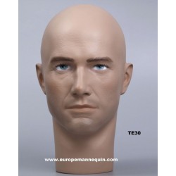 Mannequin Male Head TE 35 © BROWN EYES