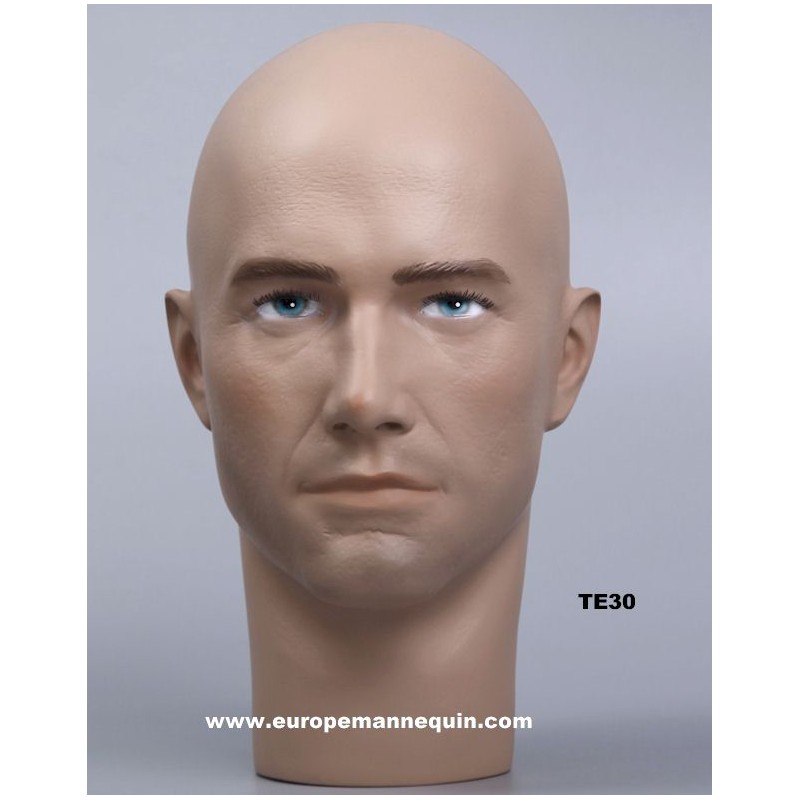 Realistic Male Mannequin Head