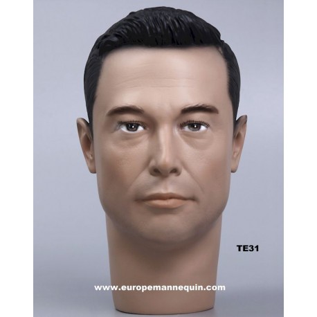 Male Mannequin Head TE31