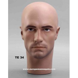 Tête de Mannequin Homme TE34 - 55,5 cm