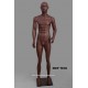 Homme debout Noir Africain MDP TE36 Tête amovible