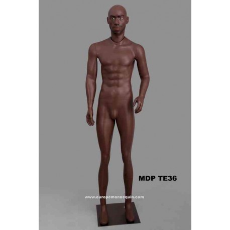 Black African Standing Male MDP TE36 Removable head