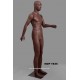 Black African Standing Male MDP TE36 Removable head