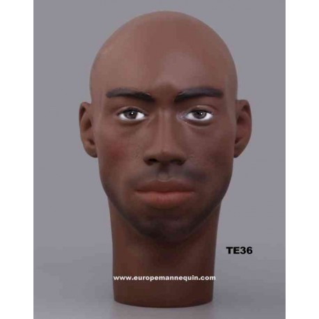 Male Mannequin Head TE36 - 54,5 cm