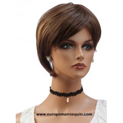 Female wig PFE12 - BROWN