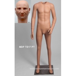 Homme debout Petite Taille MDP TE17 PT Tête amovible