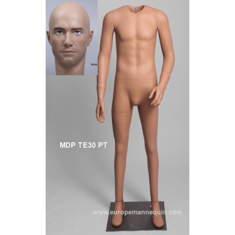 Homme debout Petite Taille MDP TE30 PT Tête amovible