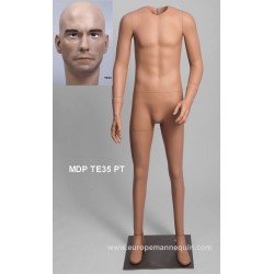 Homme debout Petite Taille MDP TE35 PT Tête amovible
