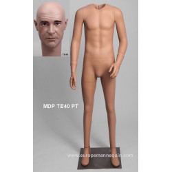 Homme debout Petite Taille MDP TE40 PT Tête amovible