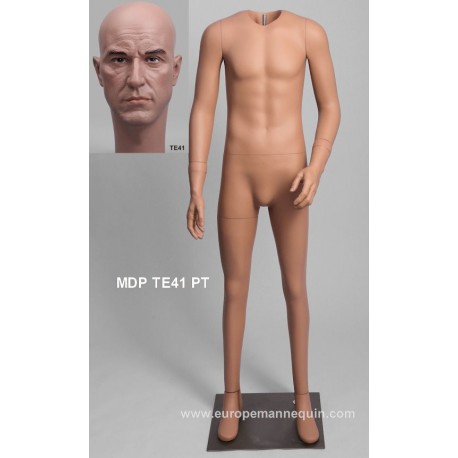 Homme debout Petite Taille MDP TE41 PT Tête amovible