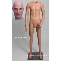 Homme debout Petite Taille MDP TE43 PT Tête amovible
