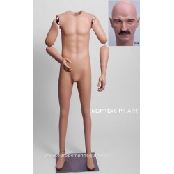 Homme Articulé Petite Taille MDPTE46 PT ART Tête amovible