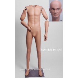 Homme Articulé Petite Taille MDPTE45 PT ART Tête amovible