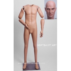 Homme Articulé Petite Taille MDPTE43 PT ART Tête amovible