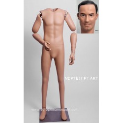 Homme Articulé Petite Taille MDPTE37 PT ART Tête amovible