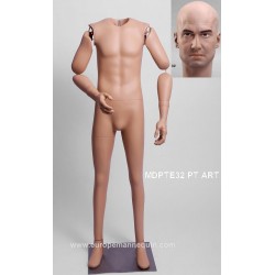 Homme Articulé Petite Taille MDPTE32 PT ART Tête amovible