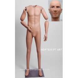 Homme Articulé Petite Taille MDPTE15 PT ART Tête amovible