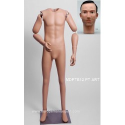 Homme Articulé Petite Taille MDPTE12 PT ART Tête amovible