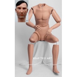 Homme Assis Articulé MSAP TE11 ART Tête amovible