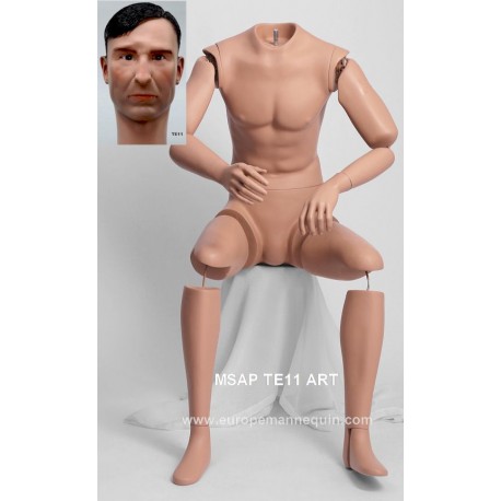 Homme Assis Articulé MSAP TE11 ART Tête amovible