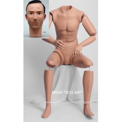 Homme Assis Articulé MSAP TE12 ART Tête amovible